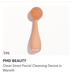 PMD Smart Facial Cleansing Device PMD CLEAN peach warmth small battery operated